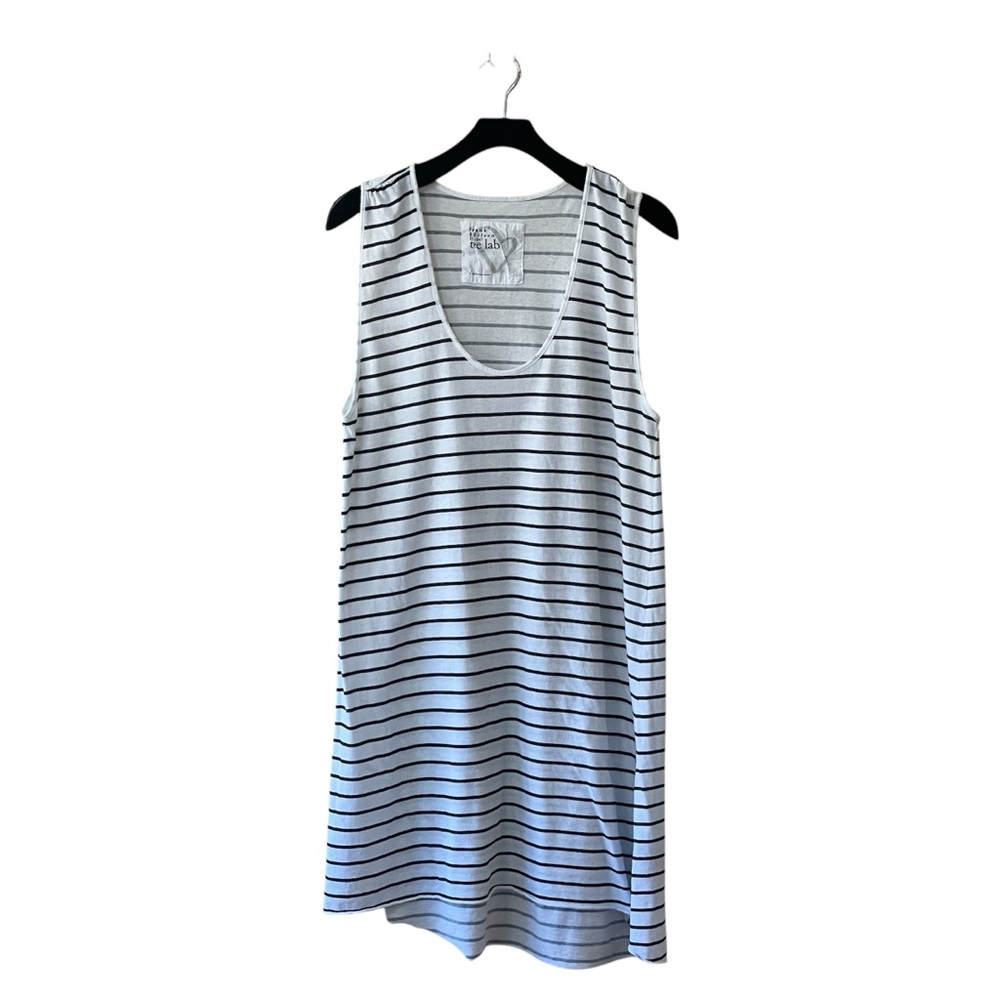 Frank &‎ Eileen Tee Lab 100% Cotton Navy Stripe Tank Dress